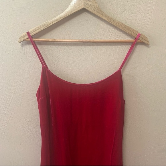 Reformation Winola Dress in Rhubarb Velvet Size XS NWT New - Picture 5 of 13